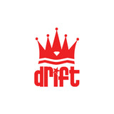 Drift King Crown Sticker