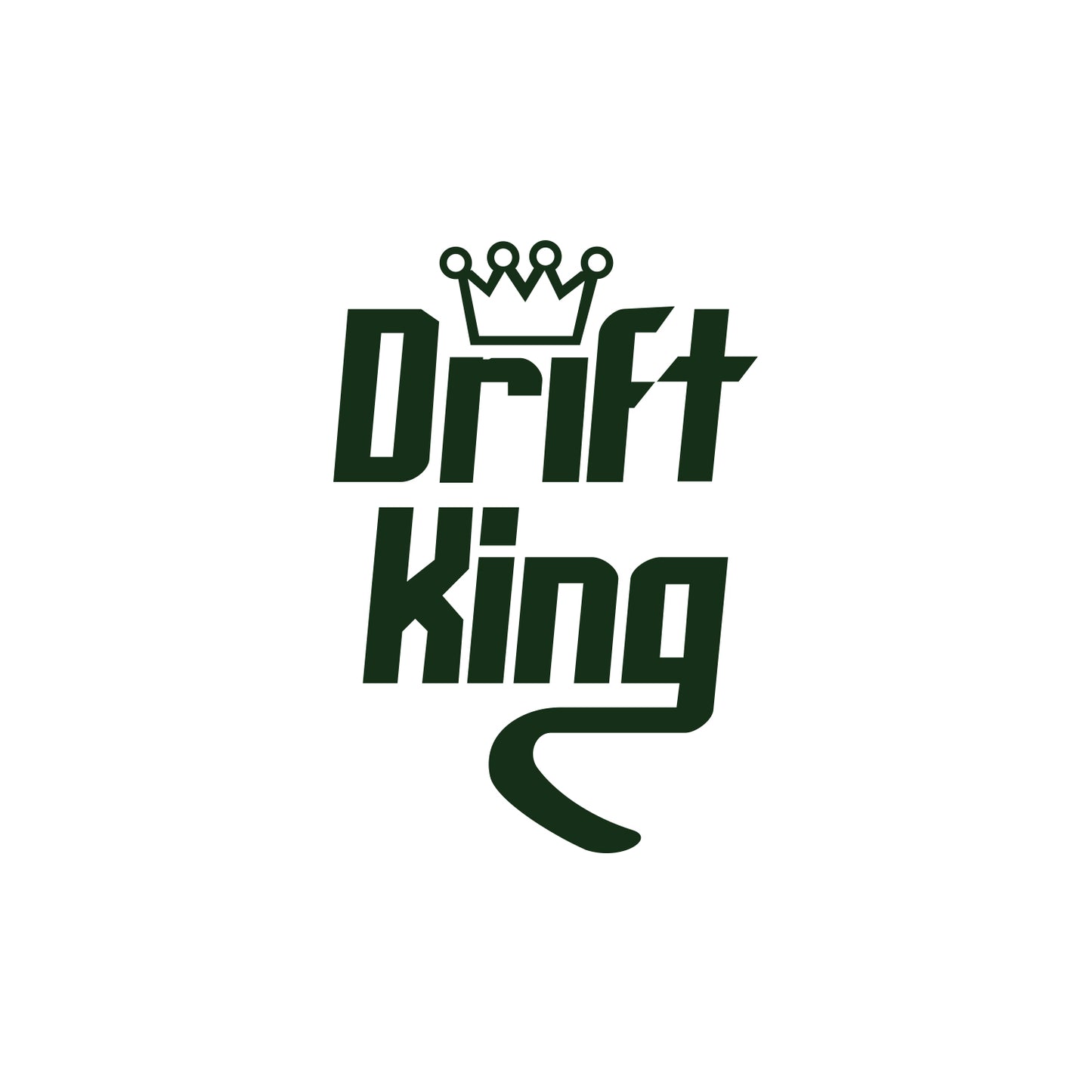 Drift King Crown Road Sticker