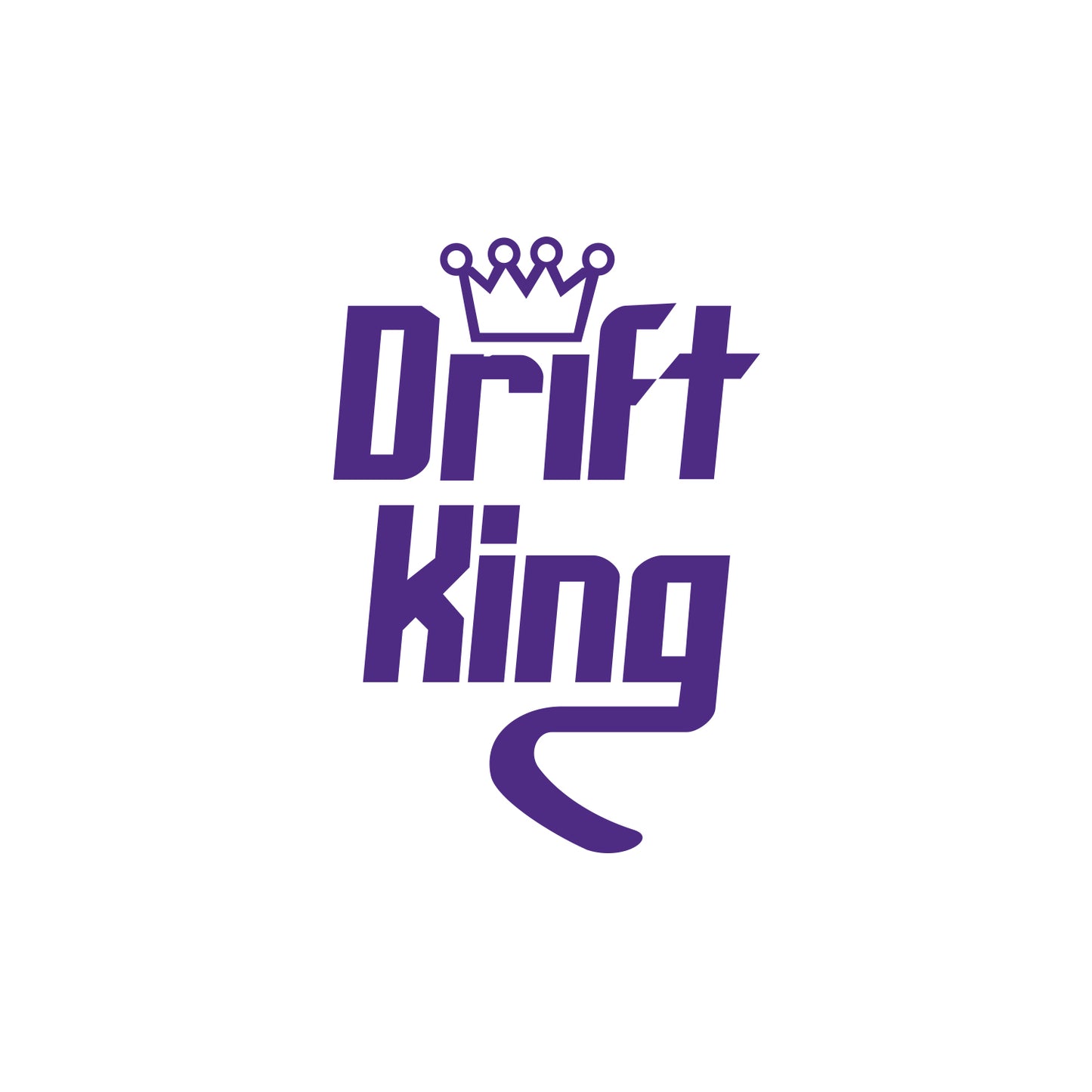 Drift King Crown Road Sticker