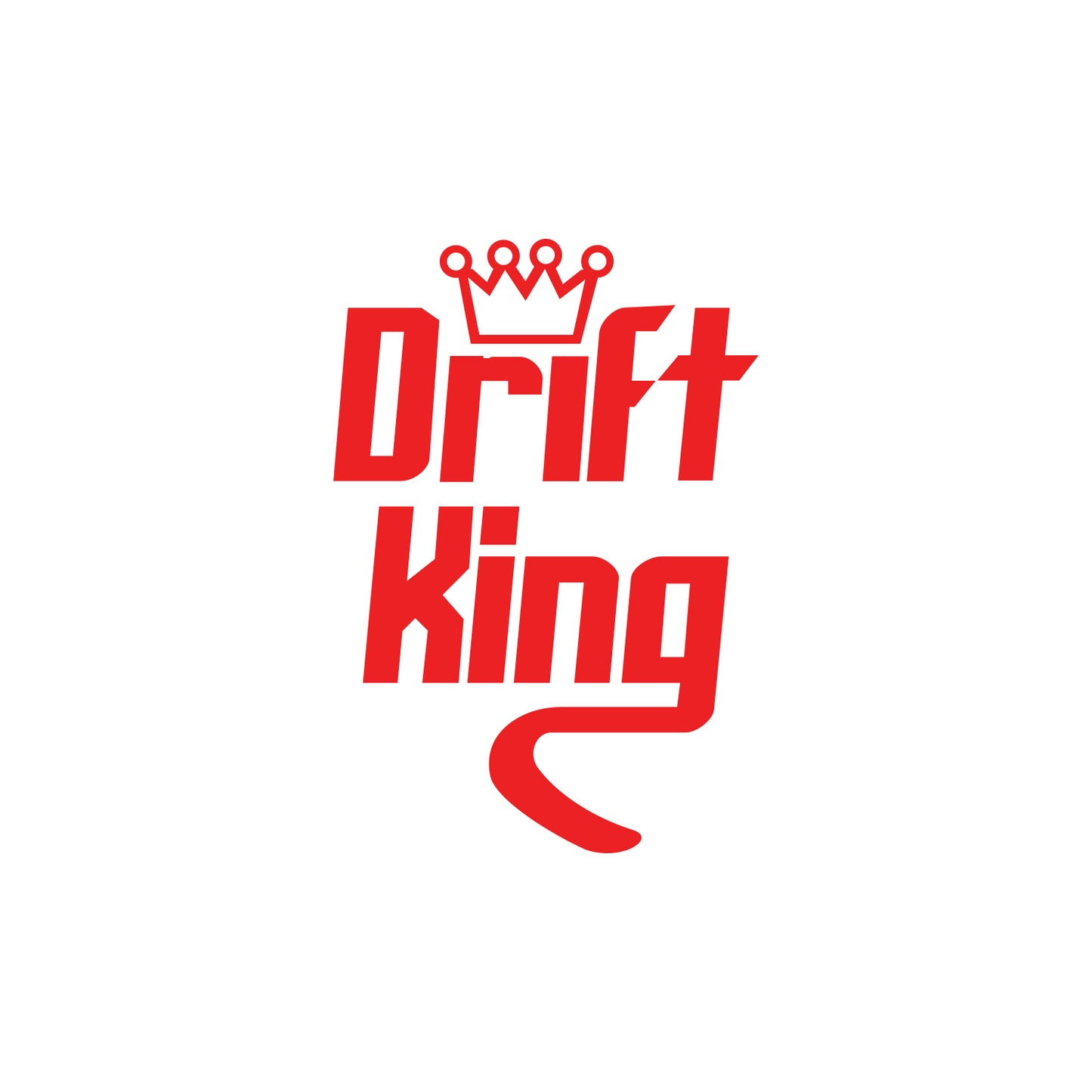 Drift King Crown Road Sticker