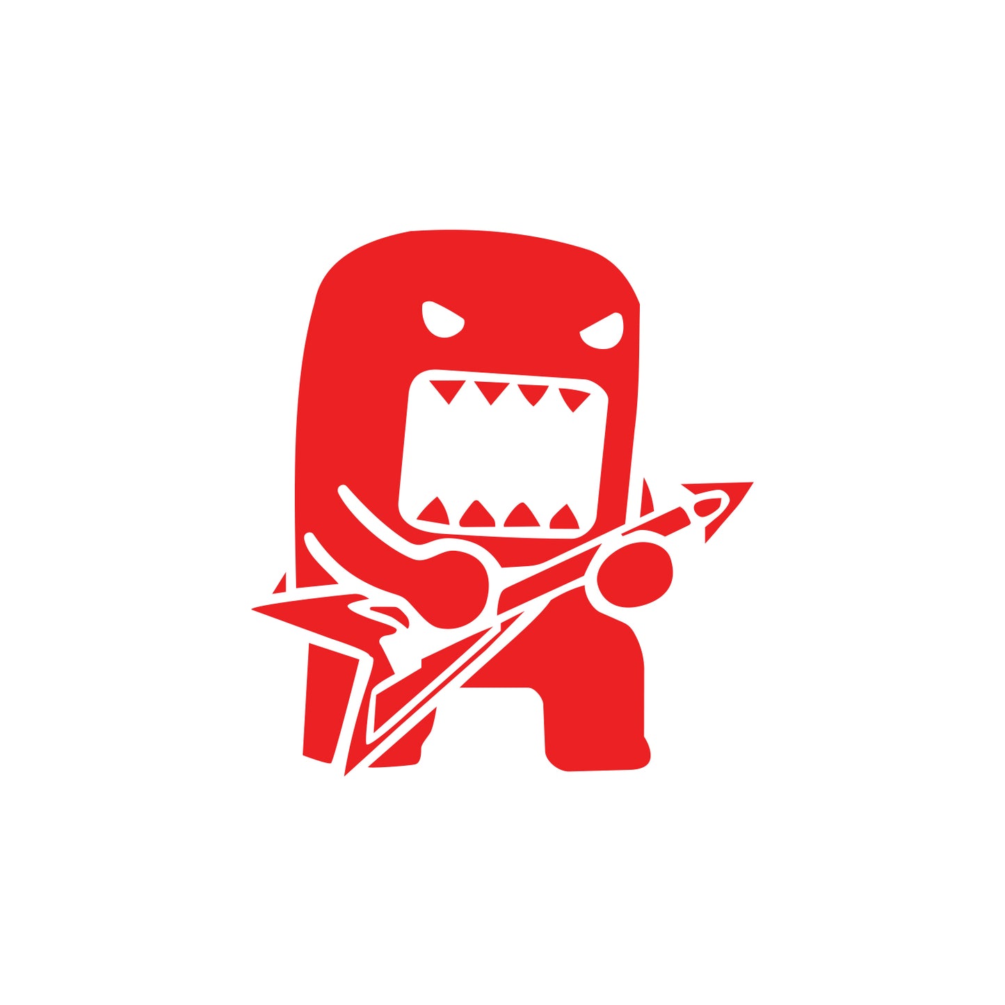 Domo Guitar Sticker
