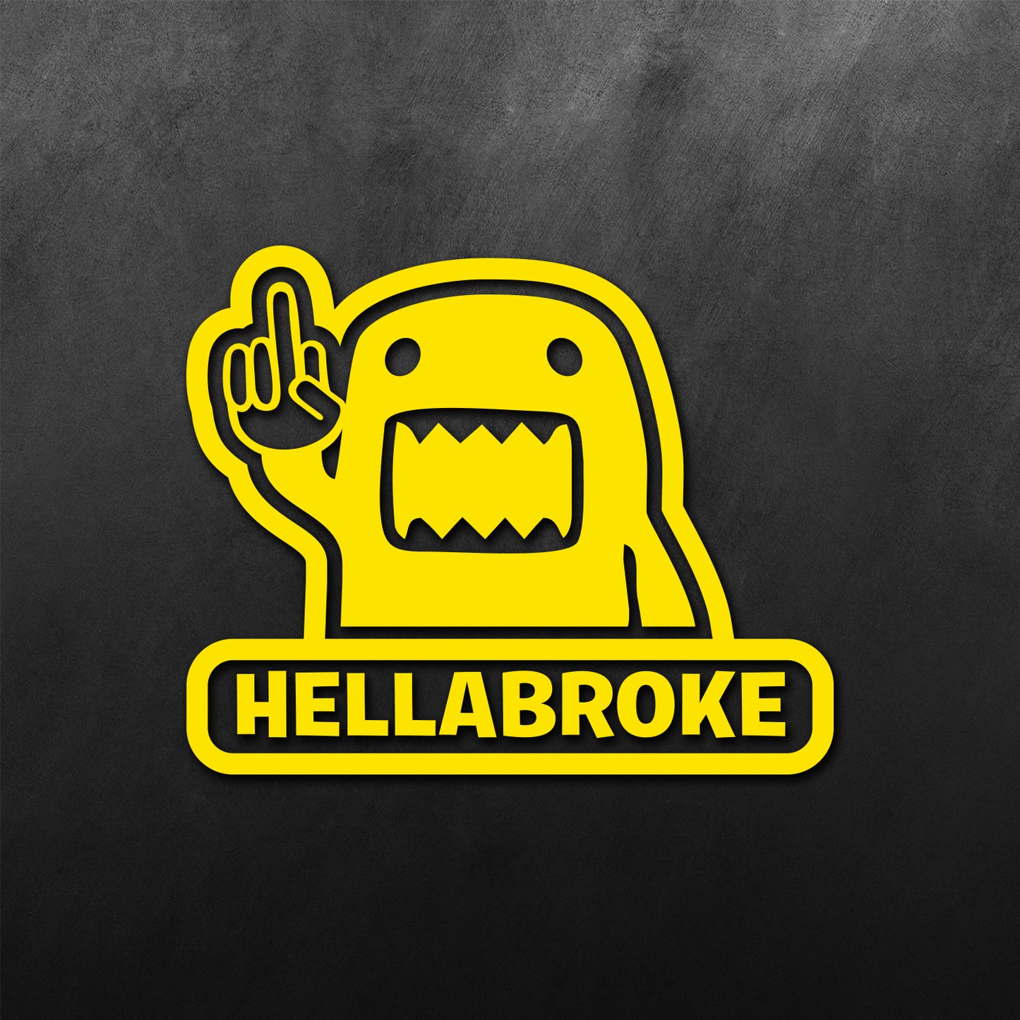 Domo Hellabroke Sticker