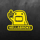 Domo Hellabroke Sticker