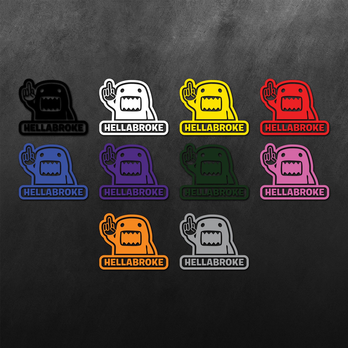 Domo Hellabroke Sticker