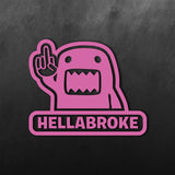 Domo Hellabroke Sticker