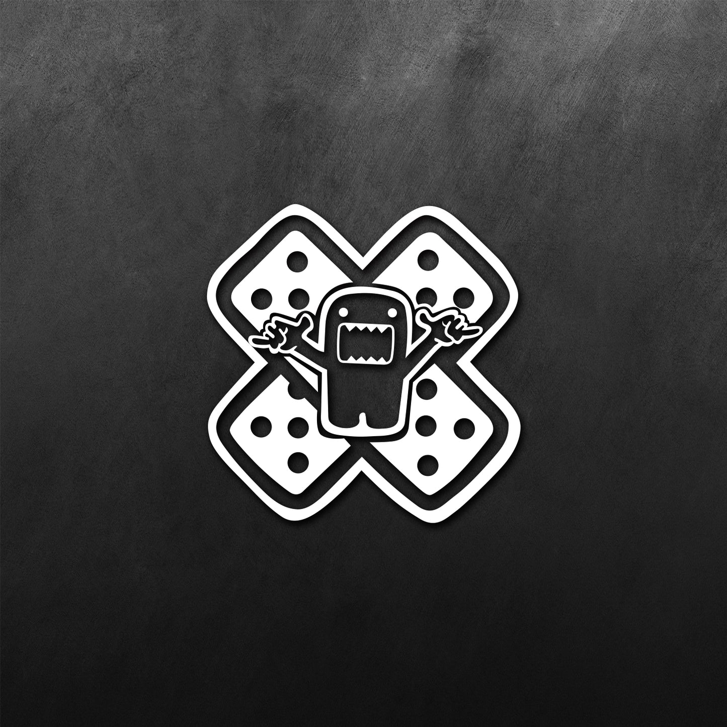 Domo Metal Sticker