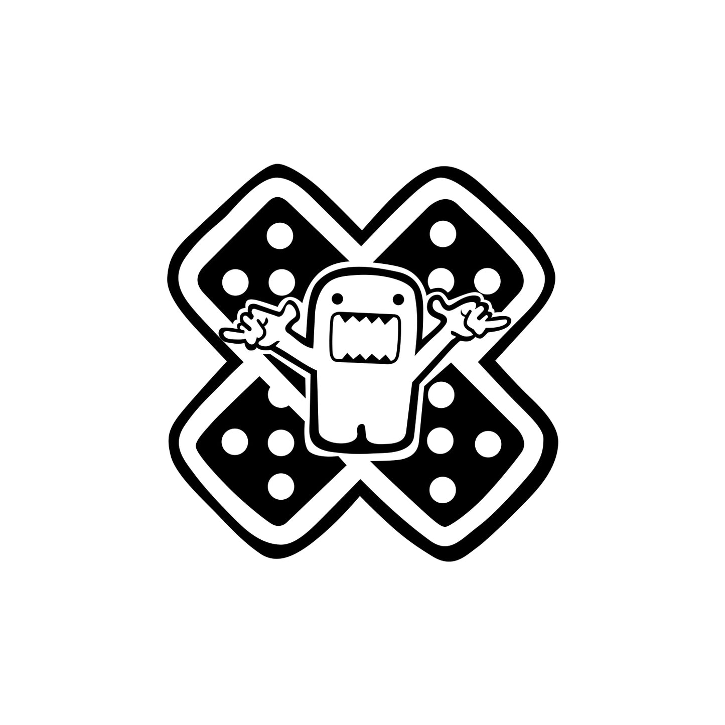 Domo Metal Sticker