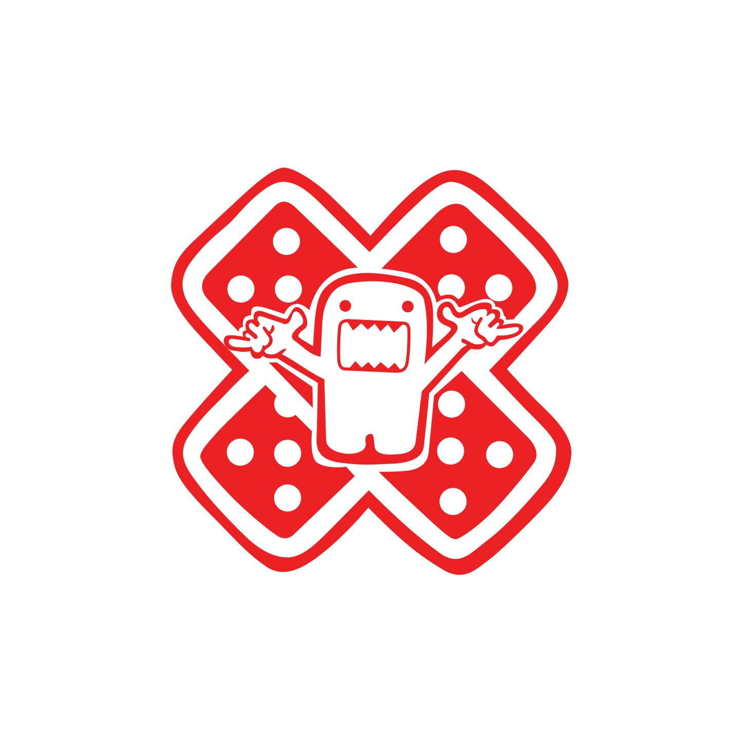 Domo Metal Sticker