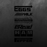Egg Milk Bananas Bread Ham Pepper Sticker