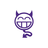 Emoticon Big Grin Devil Sticker