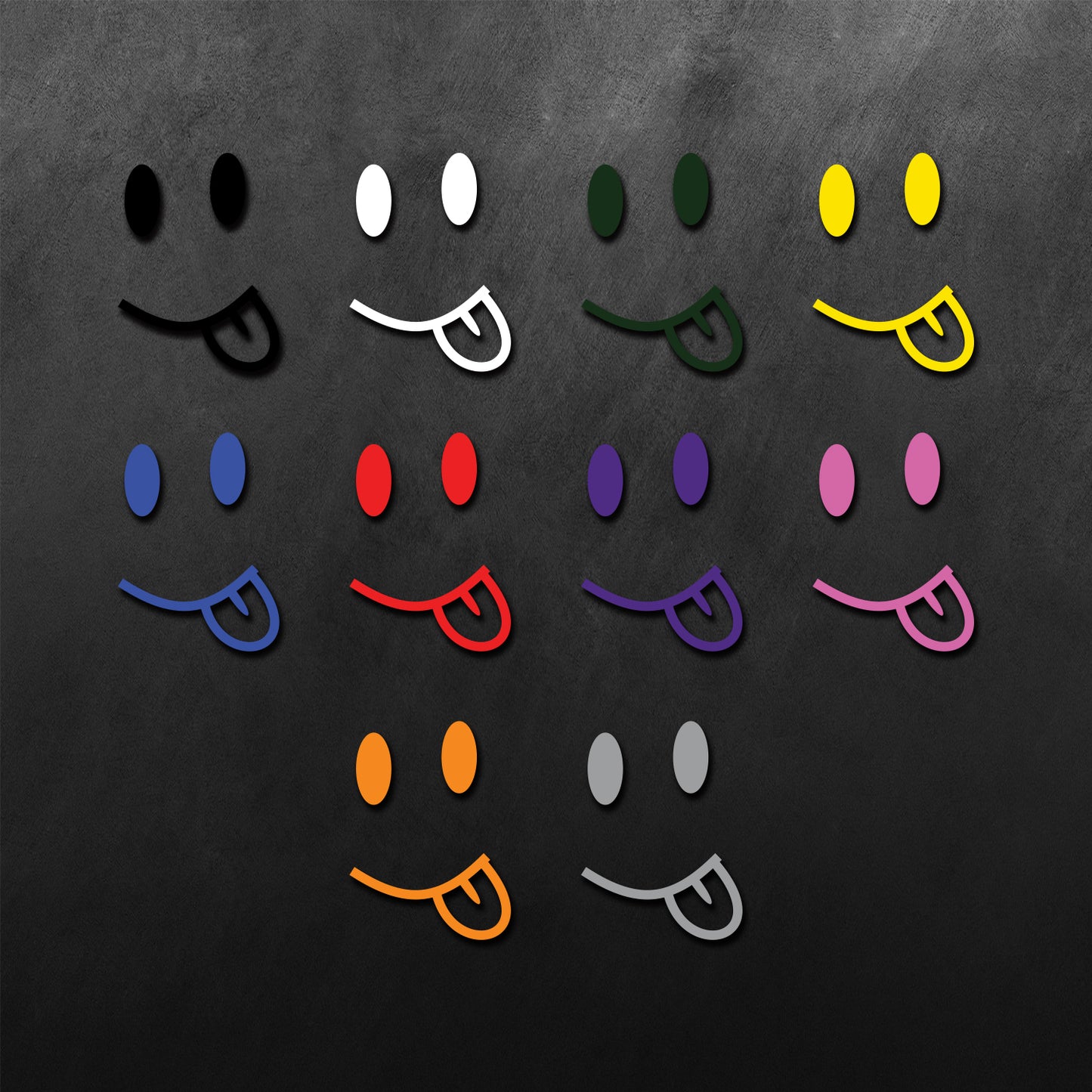 Emoticon Smile Tongue Sticker