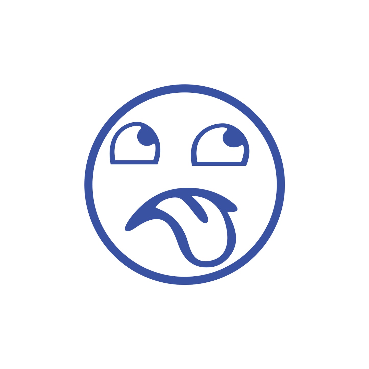 Emoticon and Tongue Out JDM Sticker