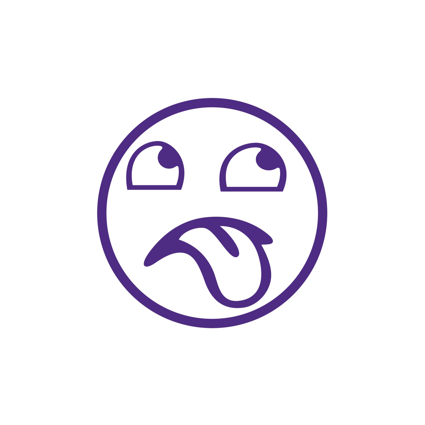Emoticon and Tongue Out JDM Sticker