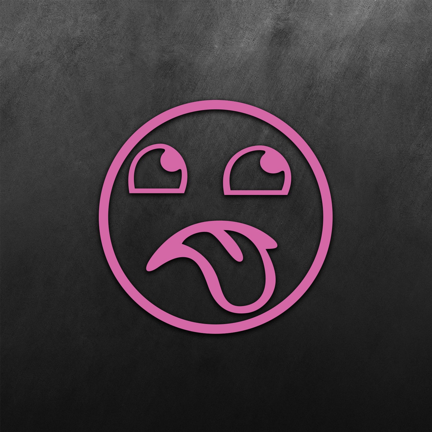 Emoticon and Tongue Out JDM Sticker