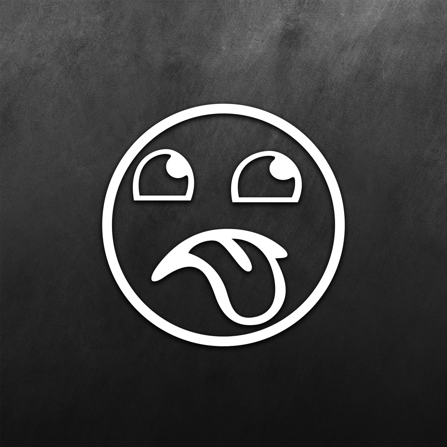 Emoticon and Tongue Out JDM Sticker
