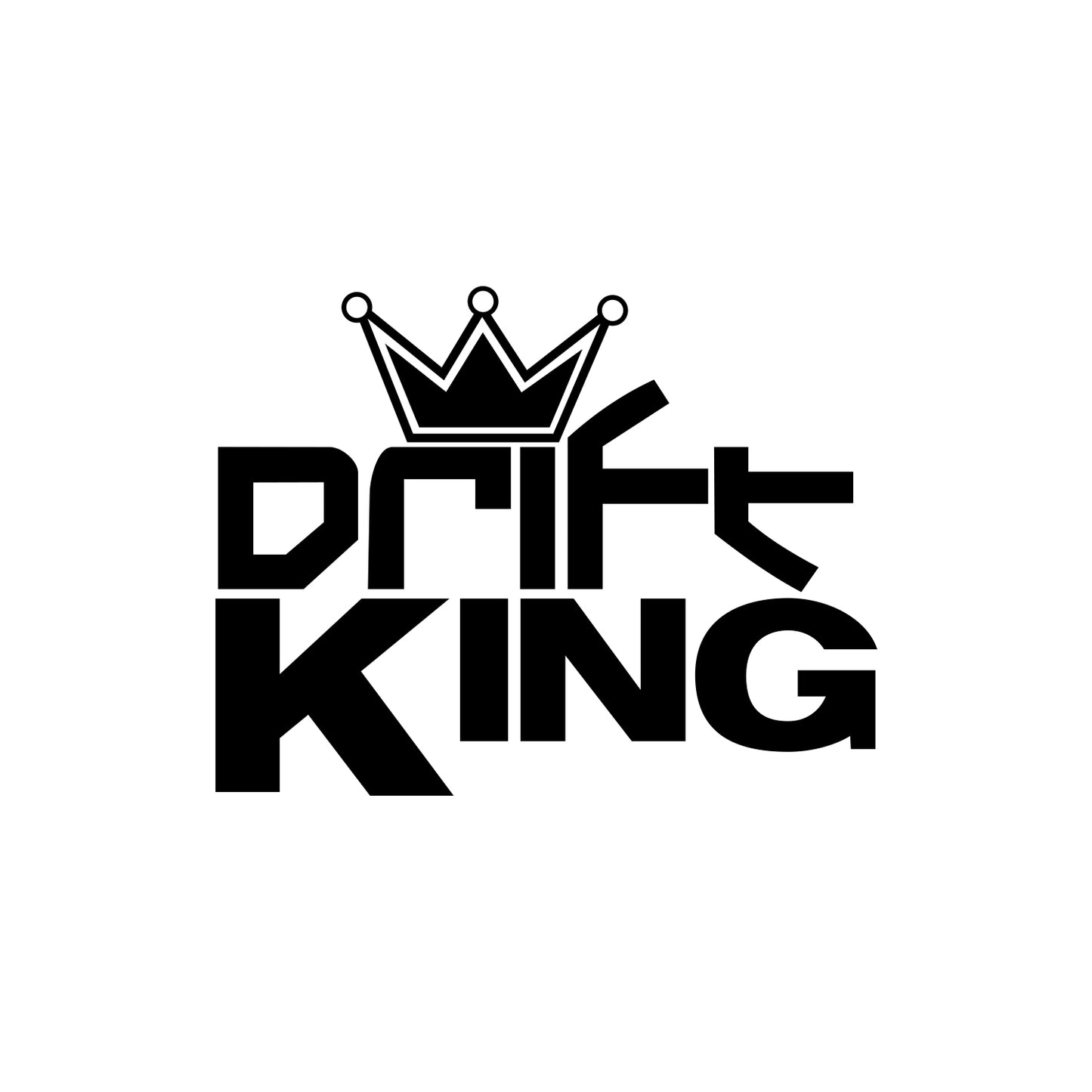 Graffiti Drift King Sticker