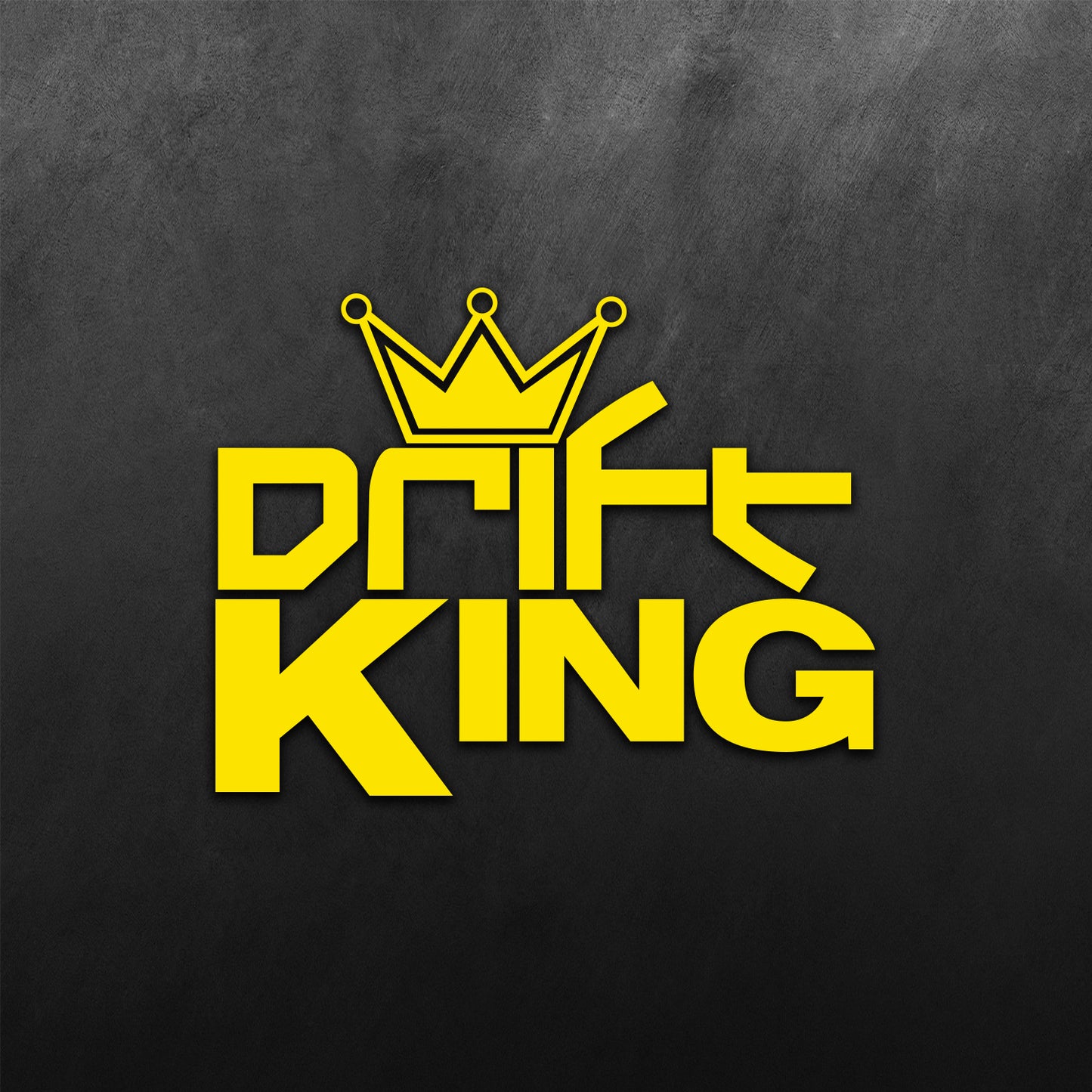 Graffiti Drift King Sticker