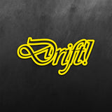 Graffiti Drift Sticker