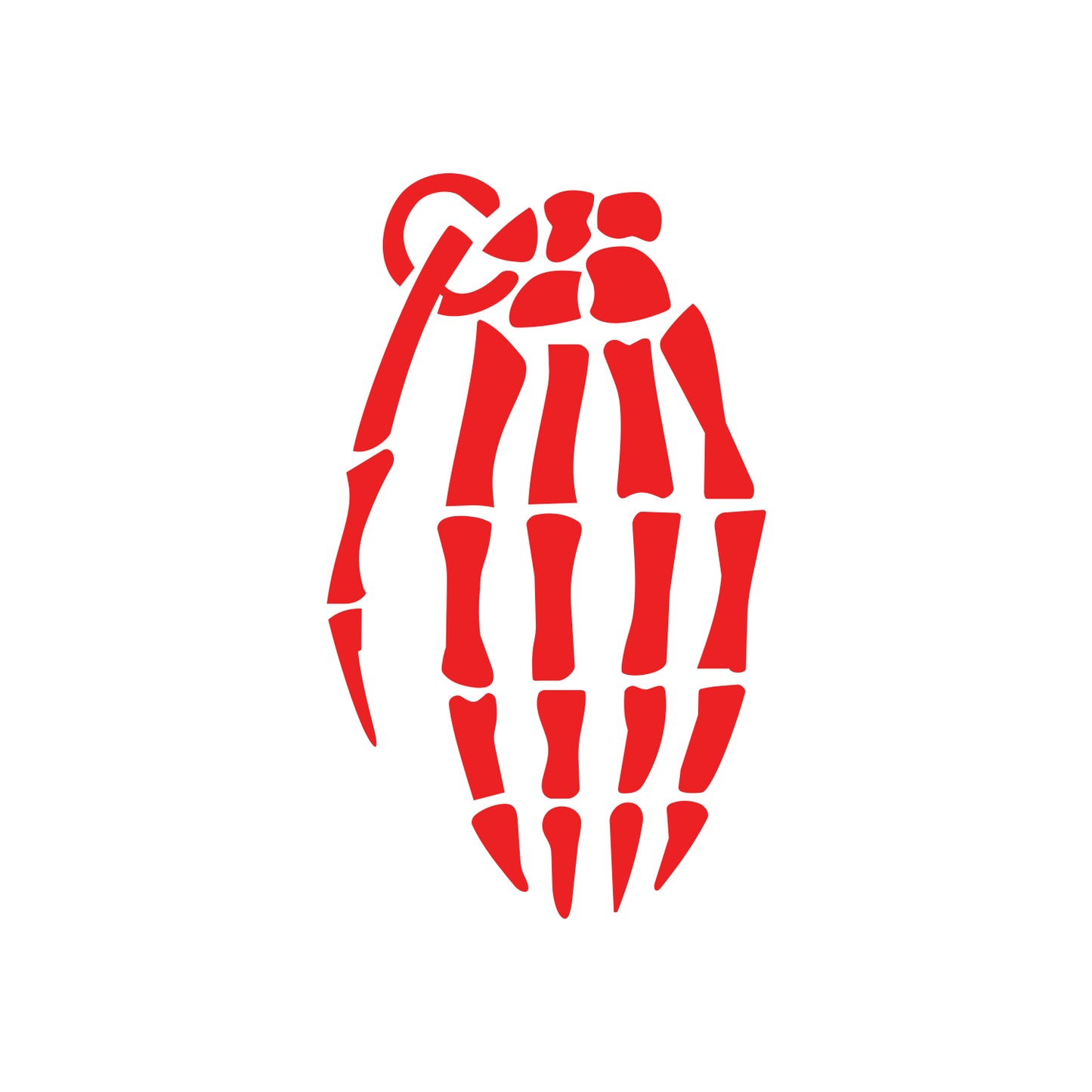 Grenade (Hand Skeleton) Sticker
