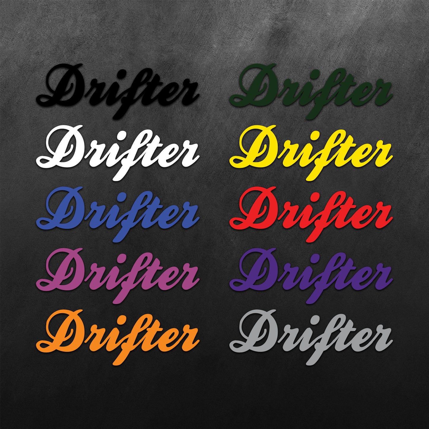 Graffiti Drifter Sticker