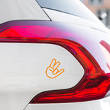 JDM Hand Peace and Pinky Sticker