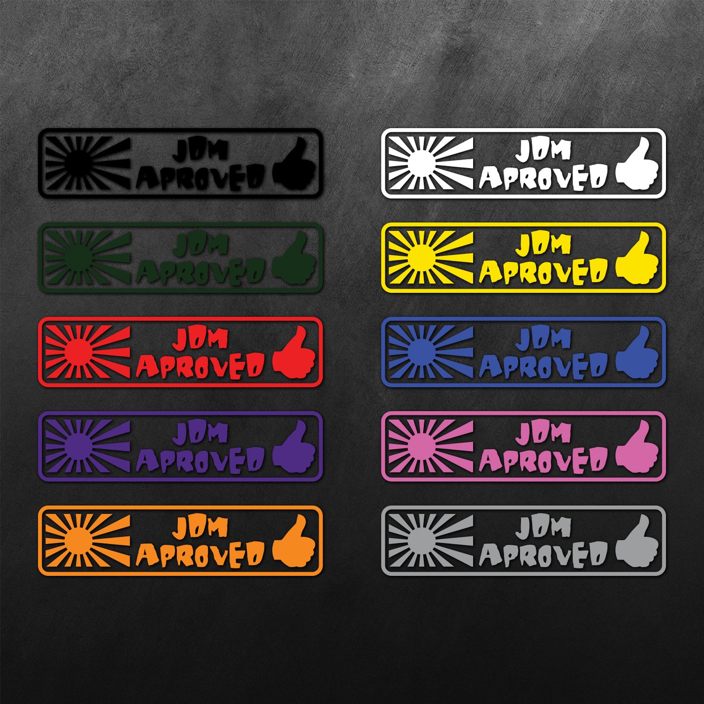 JDM Approved Sticker