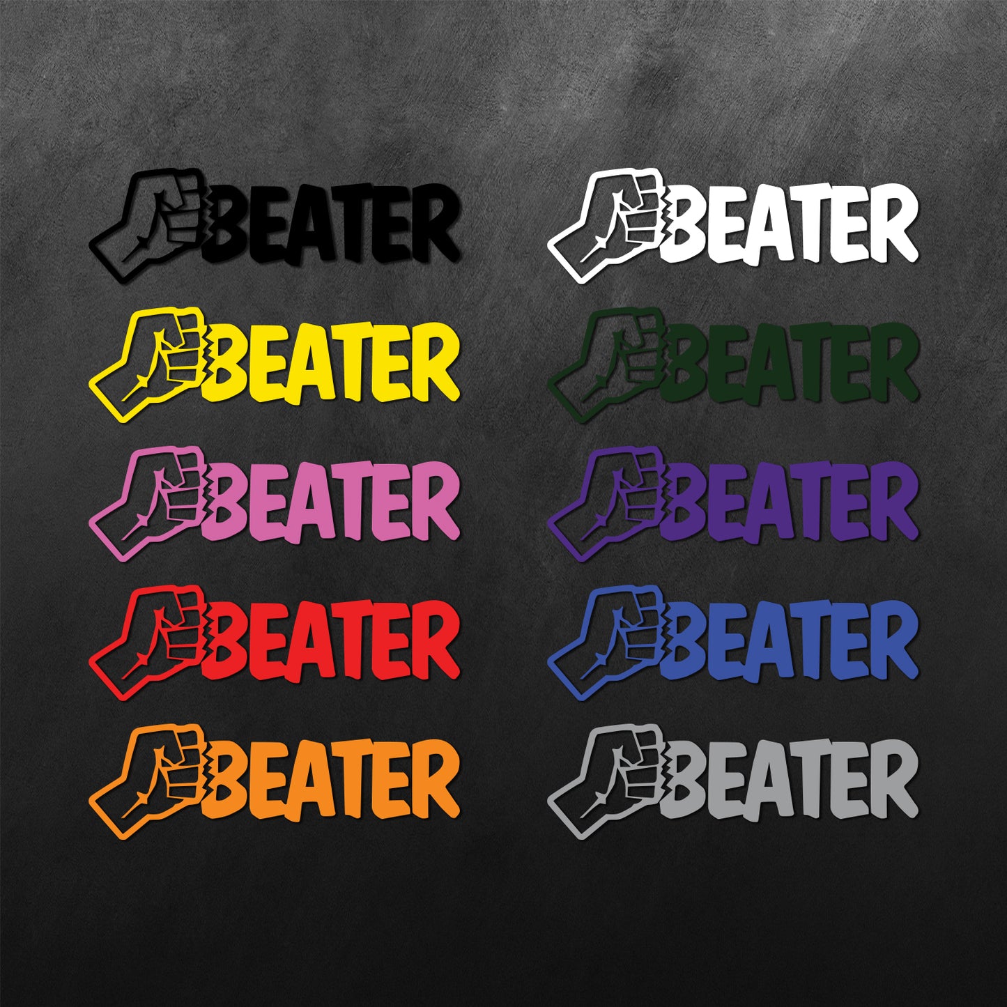 JDM Hand Beater Sticker