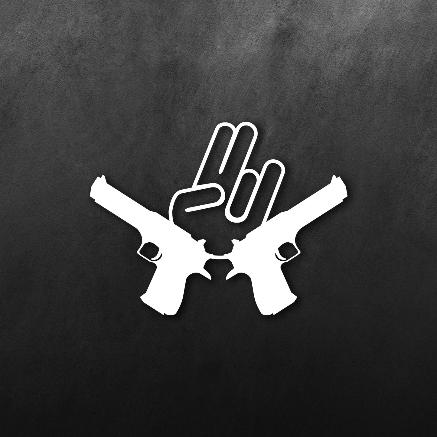 JDM Hand Gun Sticker