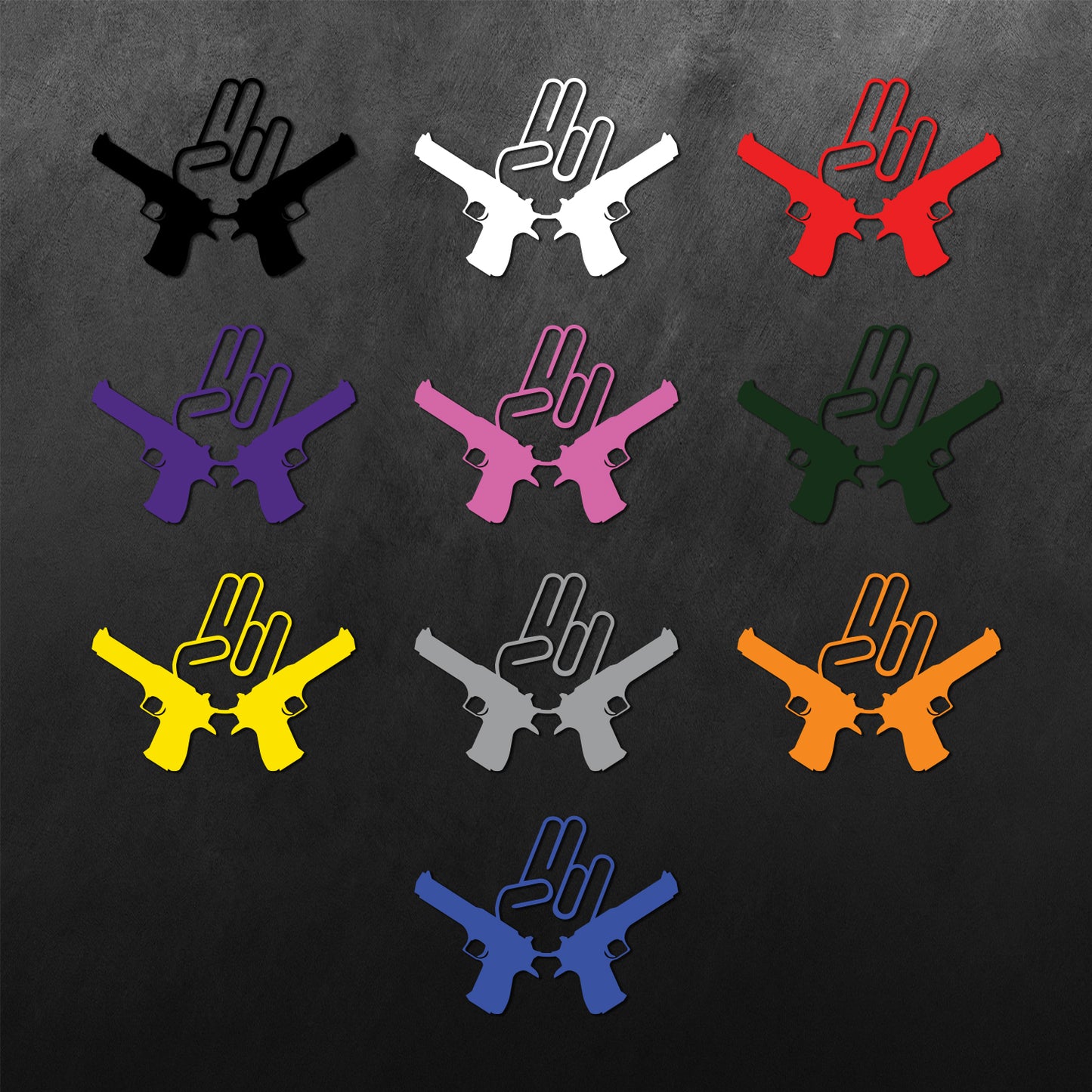JDM Hand Gun Sticker