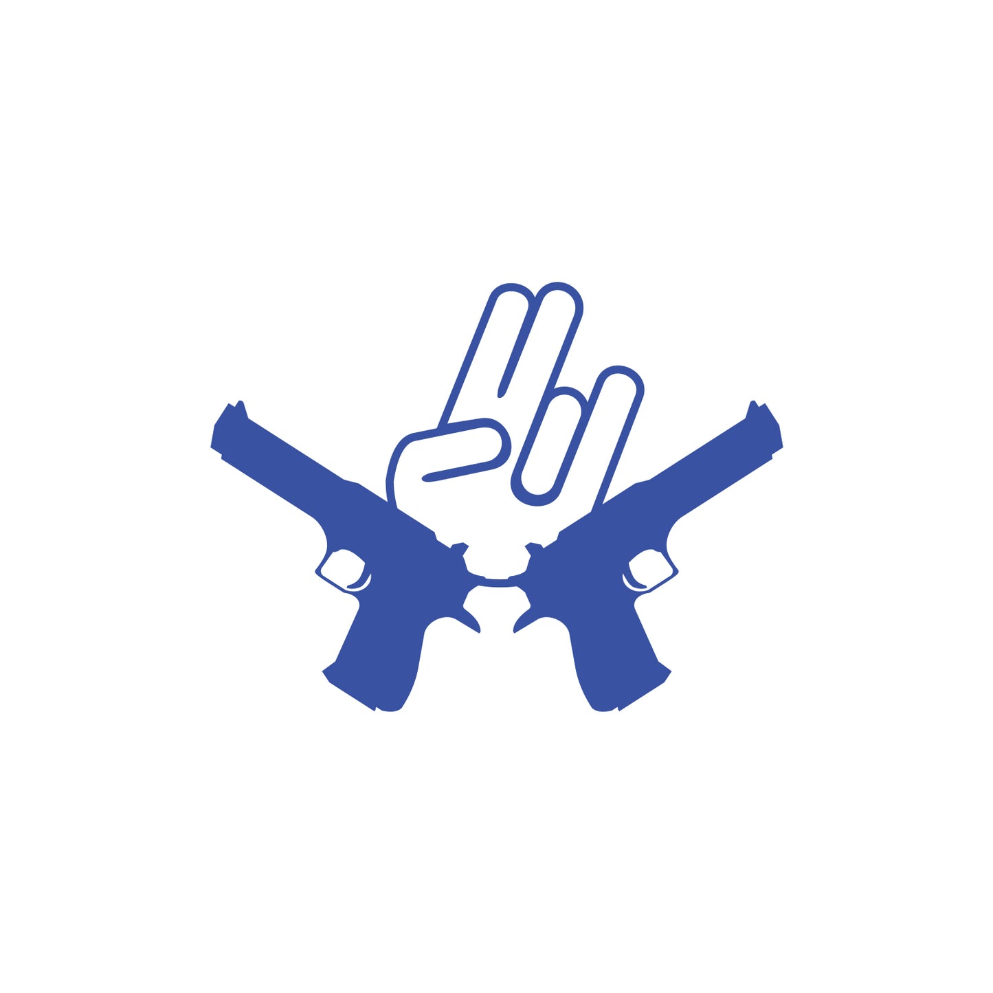 JDM Hand Gun Sticker