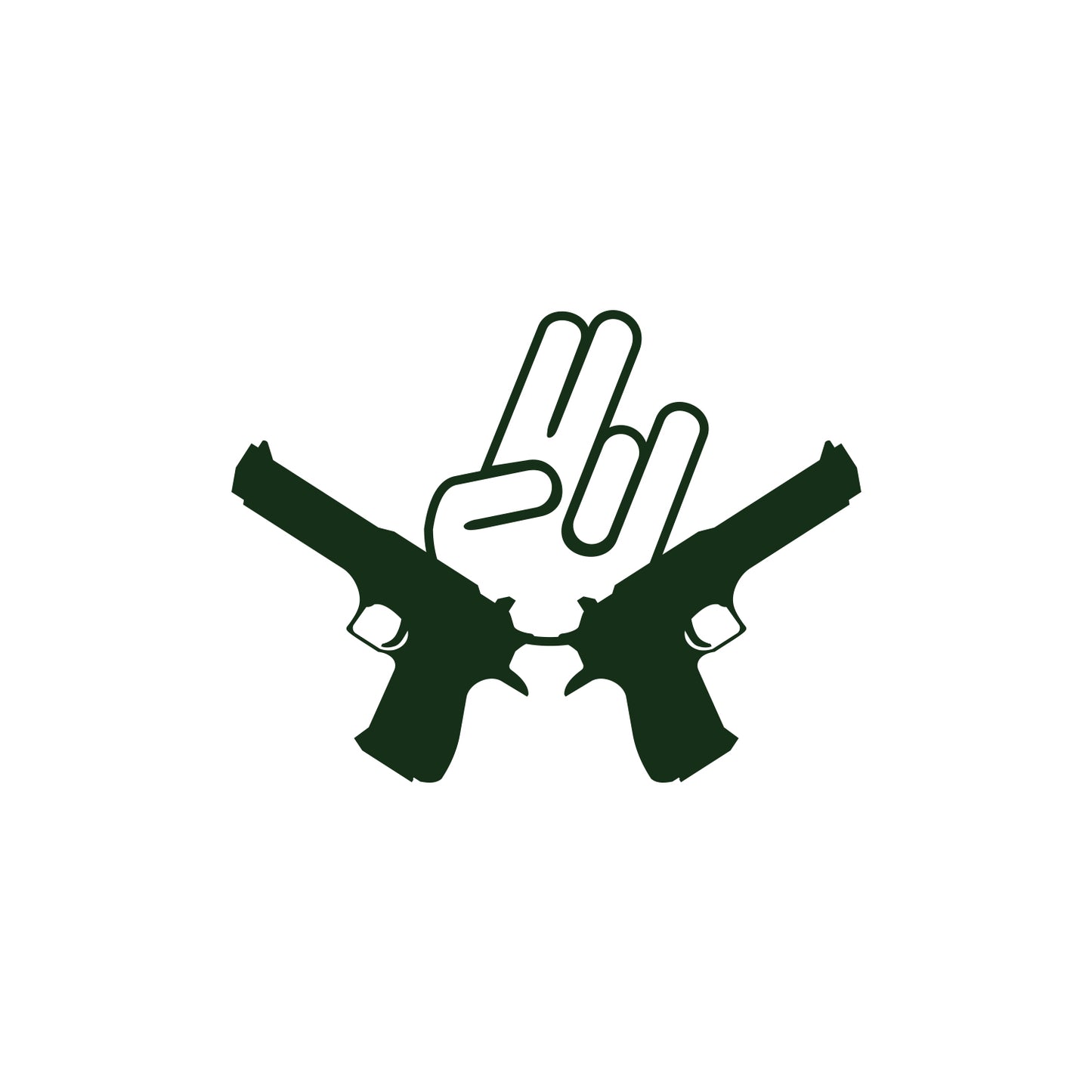 JDM Hand Gun Sticker
