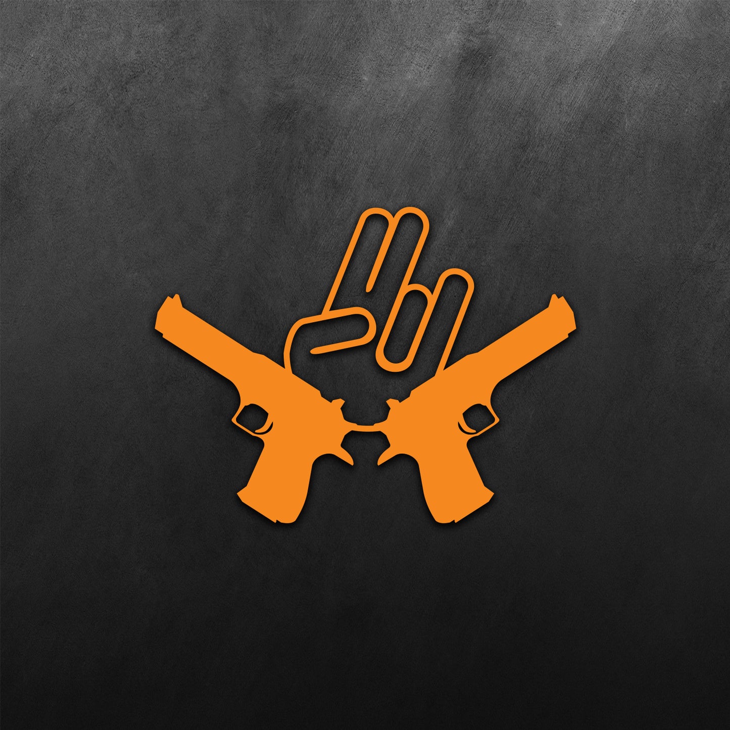 JDM Hand Gun Sticker