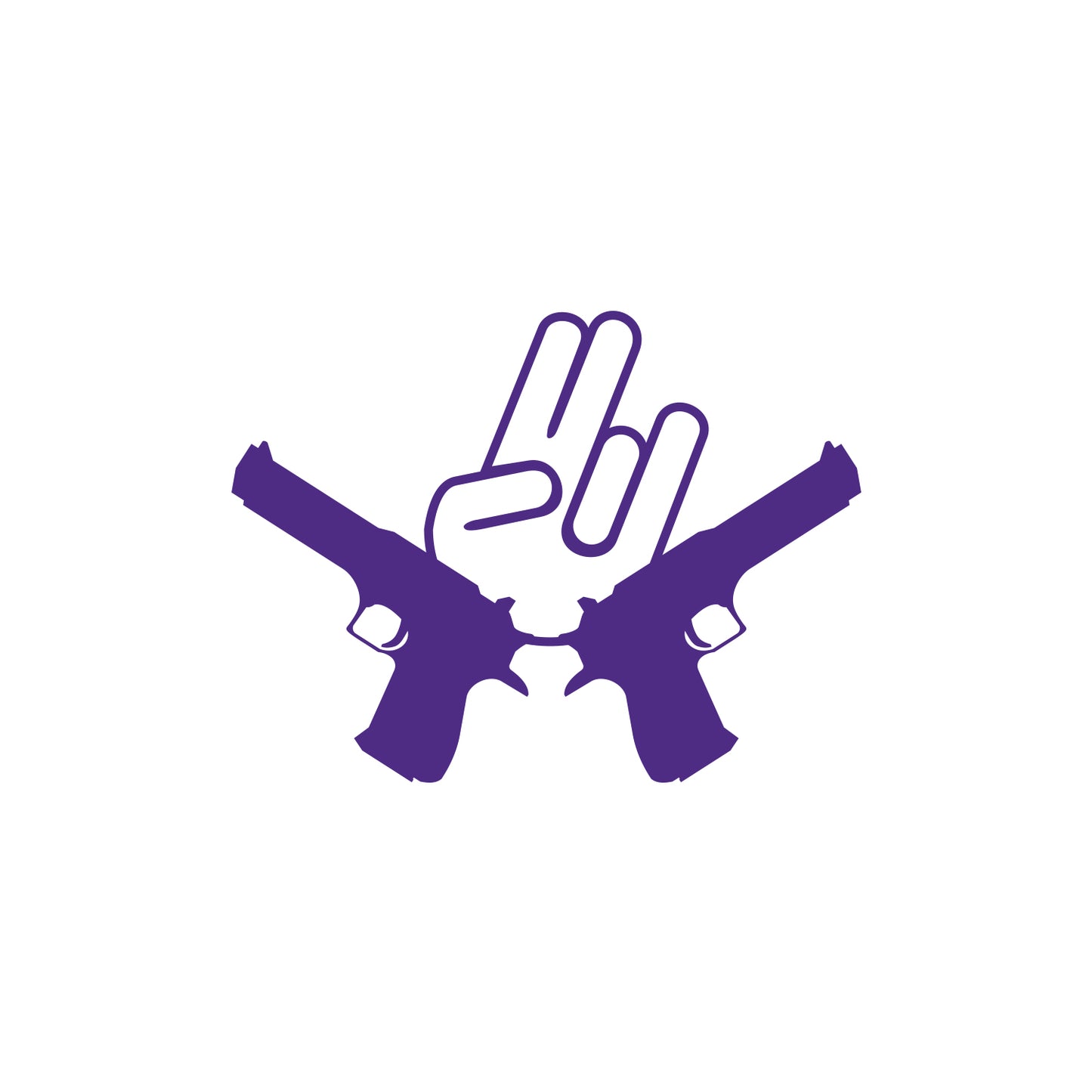 JDM Hand Gun Sticker