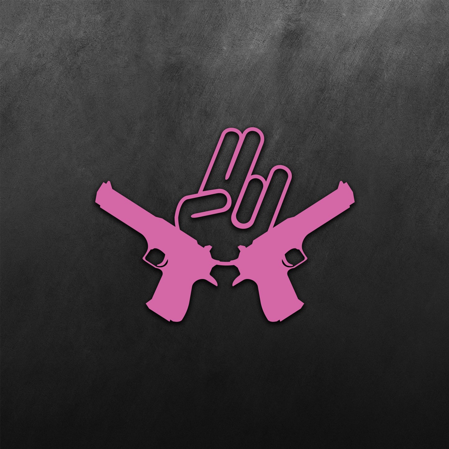 JDM Hand Gun Sticker