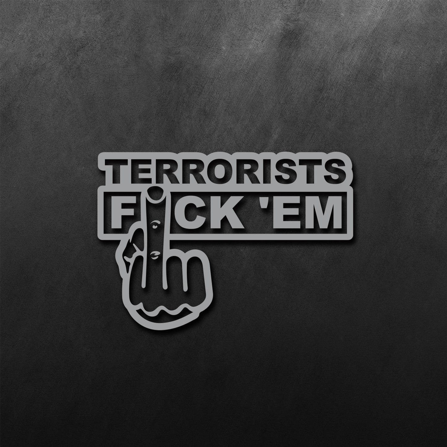 JDM Hand Terrorist F*ck_em Sticker