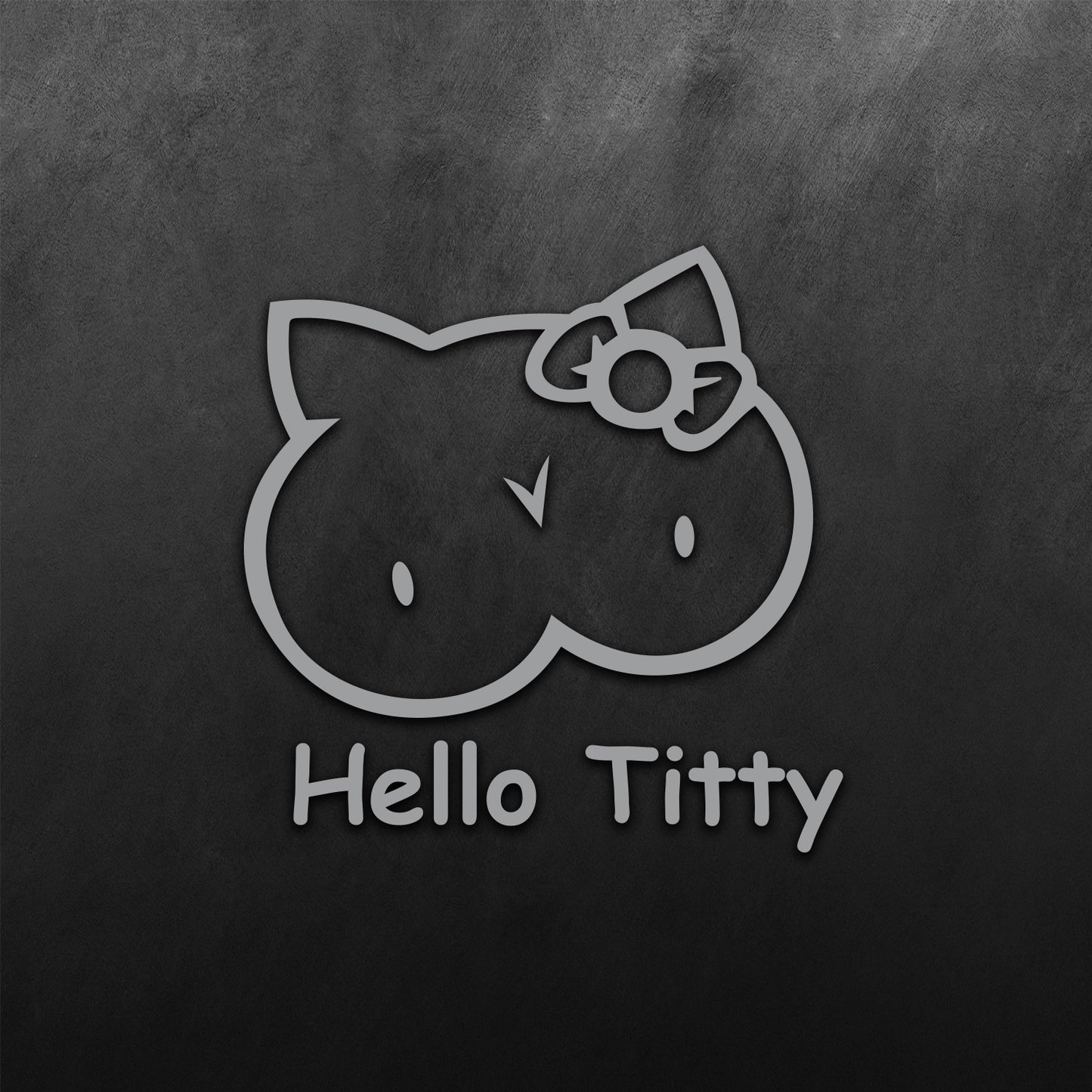 Hello Titty Comic Sans Sticker