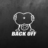 Butt Back Off Sticker