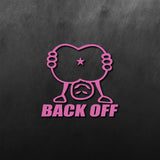 Butt Back Off Sticker