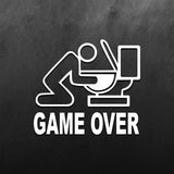 Game Over Toilet Sticker