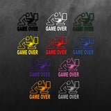 Game Over Toilet Sticker