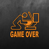 Game Over Toilet Sticker