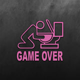 Game Over Toilet Sticker