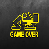 Game Over Toilet Sticker