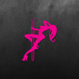 Pole Dance Striptease Sticker