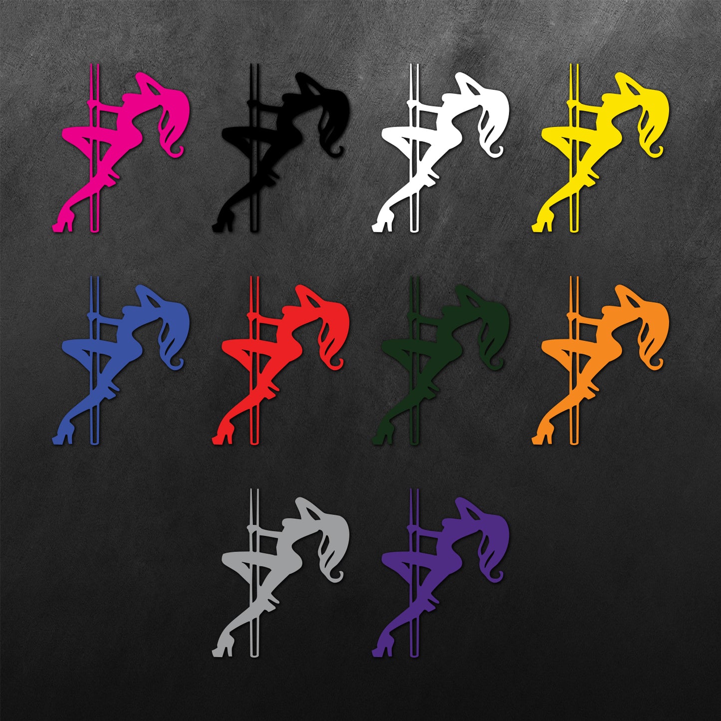 Pole Dance Striptease Sticker
