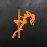 Pole Dance Striptease Sticker