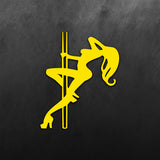 Pole Dance Striptease Sticker