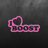 JDM Heart I Love Boost Sticker