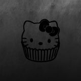 Hello Kitty Cupscake Sticker