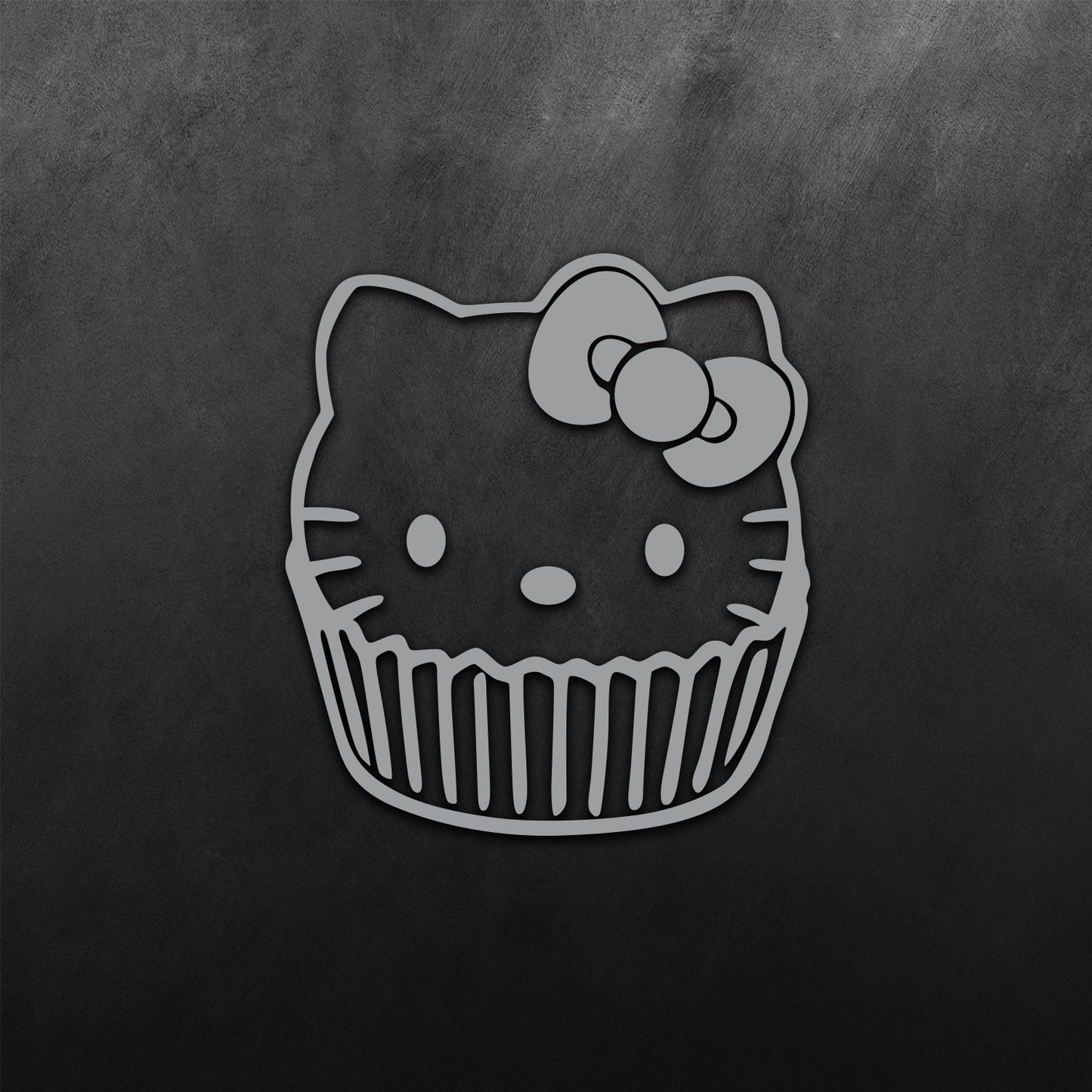 Hello Kitty Cupscake Sticker